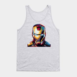 Pixel Ironman Iron Man Retro Ni Tank Top